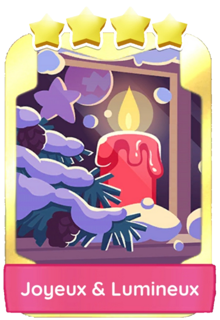 Illustration Monopoly GO carte Joyeux & Lumineux Golden Blitz