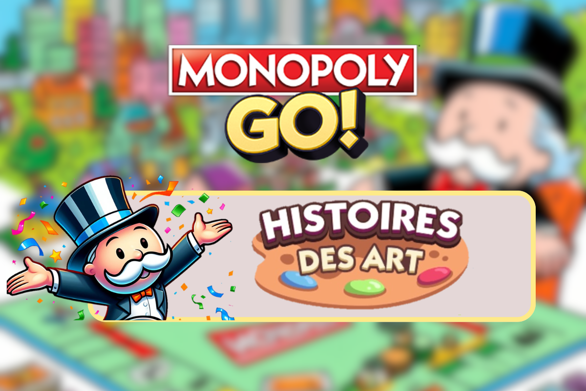 Illustration Monopoly GO Album Histoires des Arts
