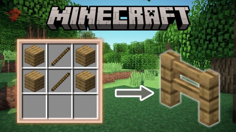 Иллюстрация создания барьера в Minecraft