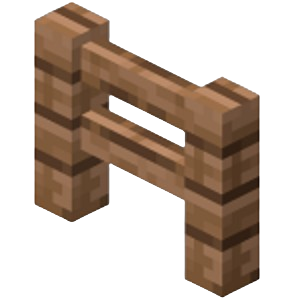Minecraft barreira de mogno