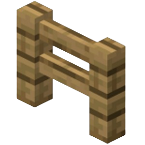 Minecraft Cerca de carvalho 