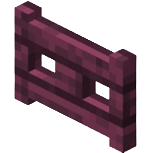 Minecraft Porta de postigo carmim 