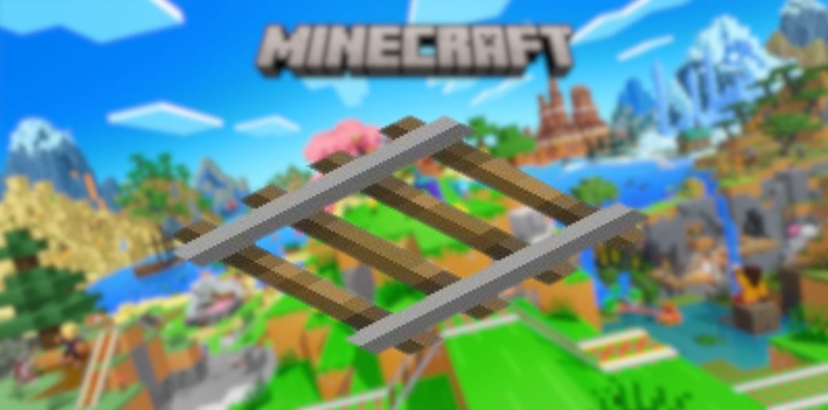 Minecraftで独自のレールを作る方法は以下の通りだ。