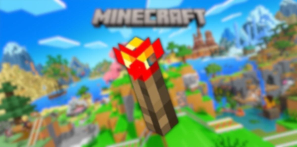 Berikut ini cara membuat obor batu merah Anda sendiri di Minecraft