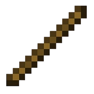 Uma vara em Minecraft