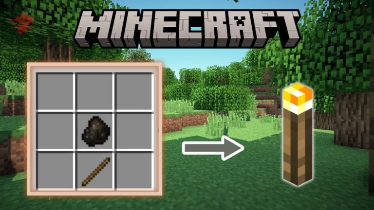 как сделать факелы в minecraft_