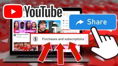 Ilustração da partilha de contas no YouTube Premium.