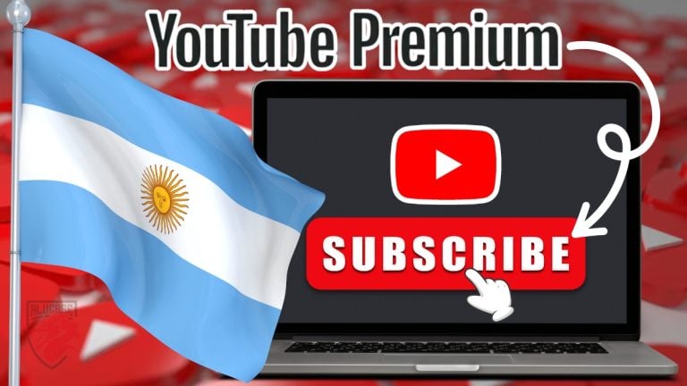 Esempio di abbonamento a YouTube Premium in Argentina