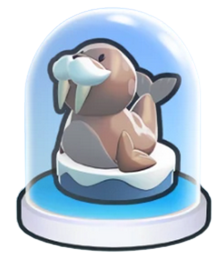 Illustration Monopoly GO Pion à gagner Walrus
