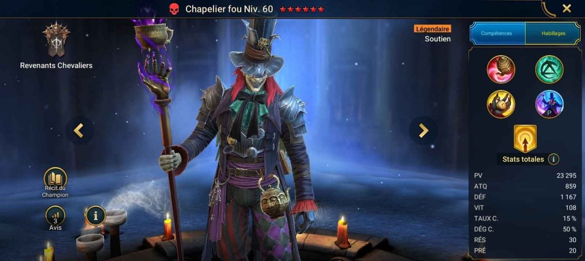Mad Hatter mastery, grace and artifact guide on RSL 