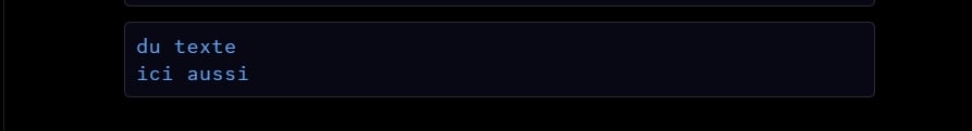 text in blue on Discord