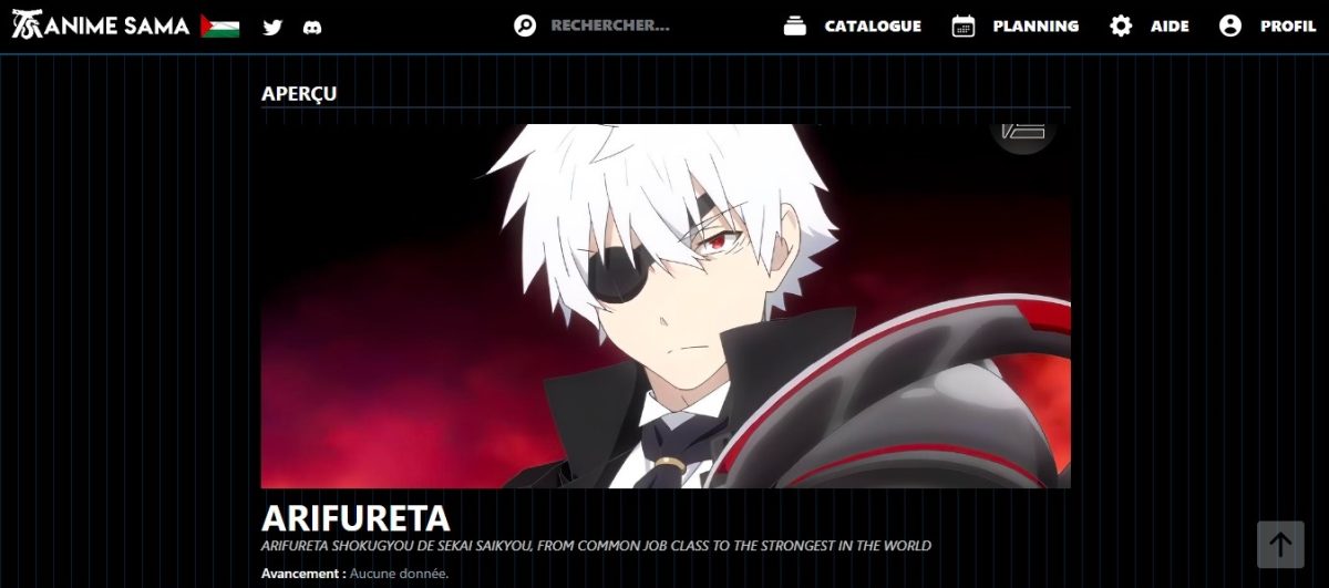 Arifureta em Anime-sama.fr