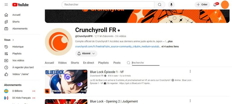 Où regarder Blue Lock