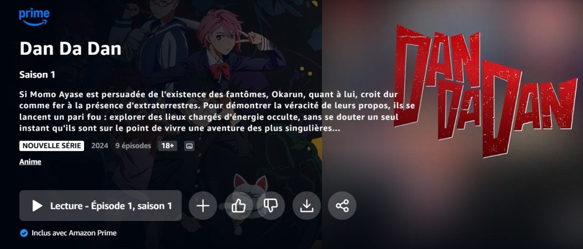 Dan Da Dan en Prime Video
