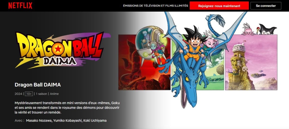Dragon Ball Daima na Netflix