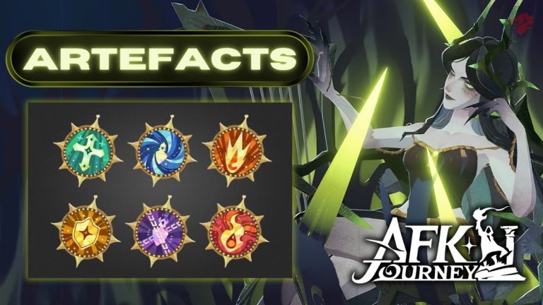 AFK Journey Lista de artefactos por niveles