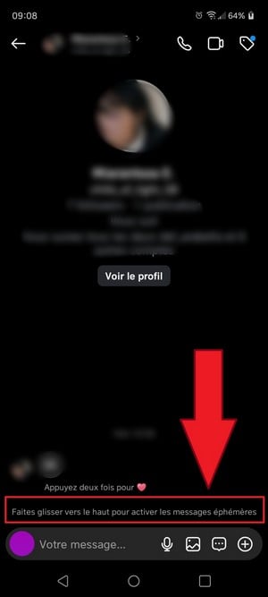 Handling for at aktivere kortvarige beskeder på Instagram