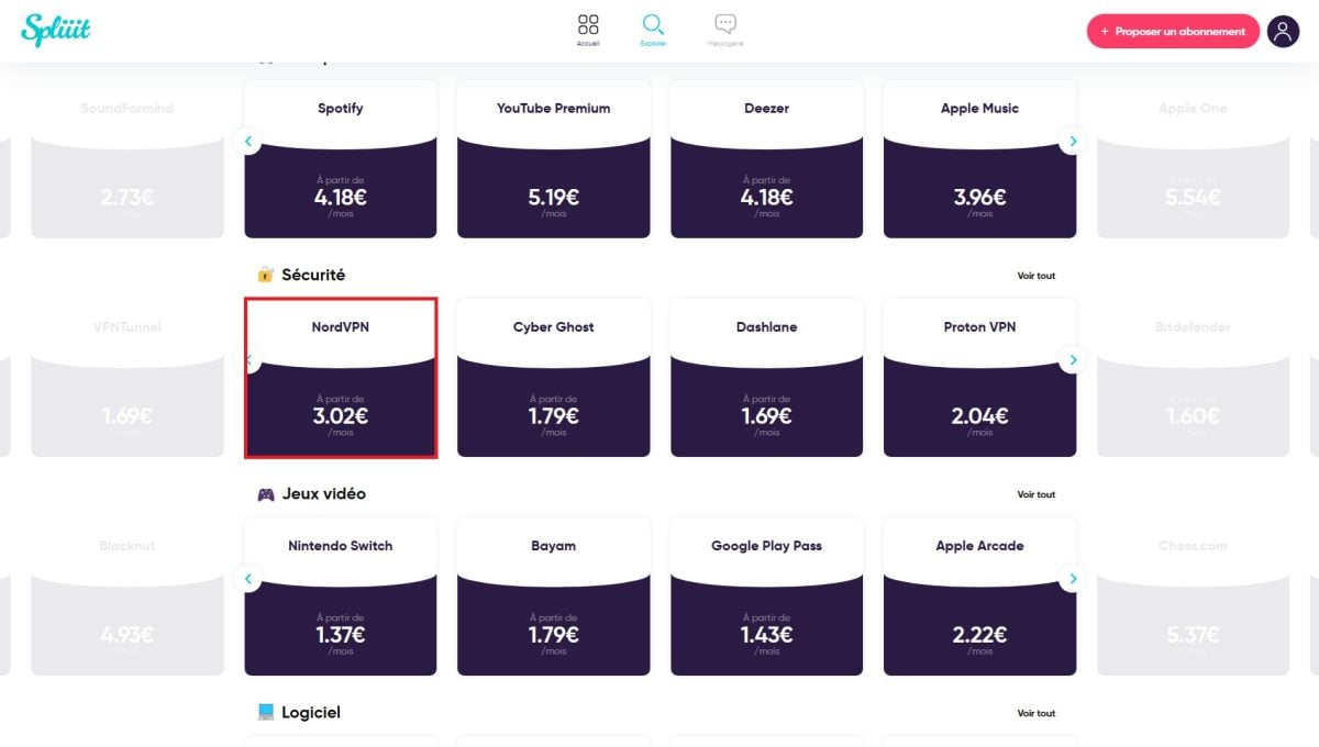 NordVPN на Spliiit С этой VPN вы получите доступ к безопасному интернет-серфингу с несколькими функциями, включая подключение к серверам в любой стране. ©️Dramsey для Alucare.fr