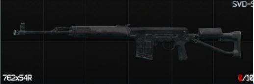 Senapan runduk SVDS 7.62x54R EFT