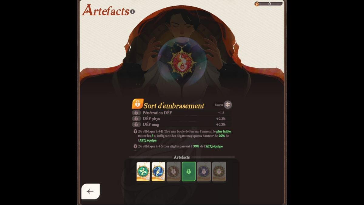 artefacto kindling afk journey