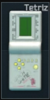 Tetriz portable game console