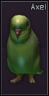 Axel the parrot figurine (Axel parrot figurine)