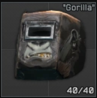 Tagilla's welding mask Gorilla