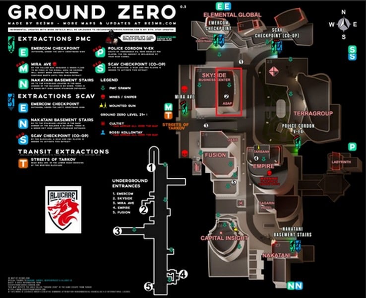 Винный магазин, изображенный на карте Point Zero