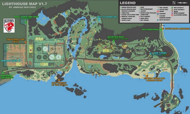 Mappa del Faro