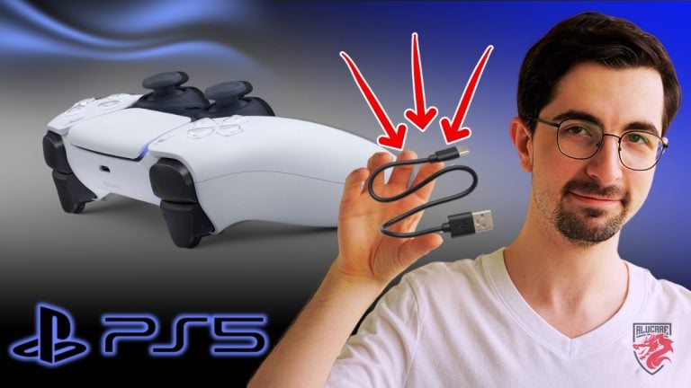 Como carregar um comando PS5