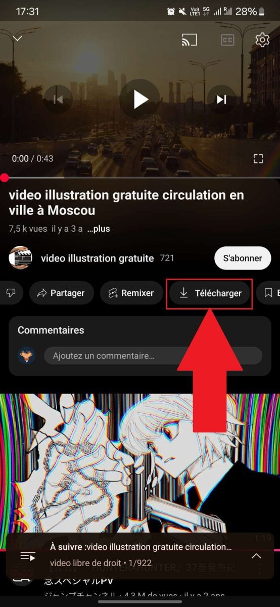 O botão para carregar um vídeo do YouTube. ©️Dramsey para Alucare.fr
