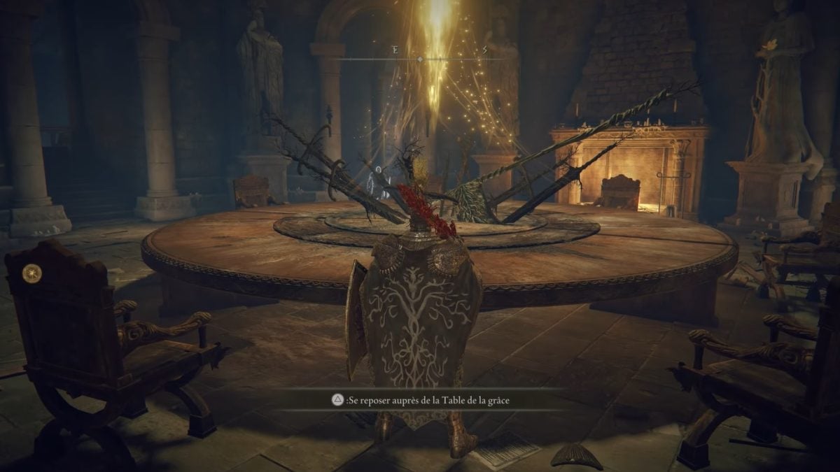 You must go to a Site of Grace to equip your spells in Elden Ring