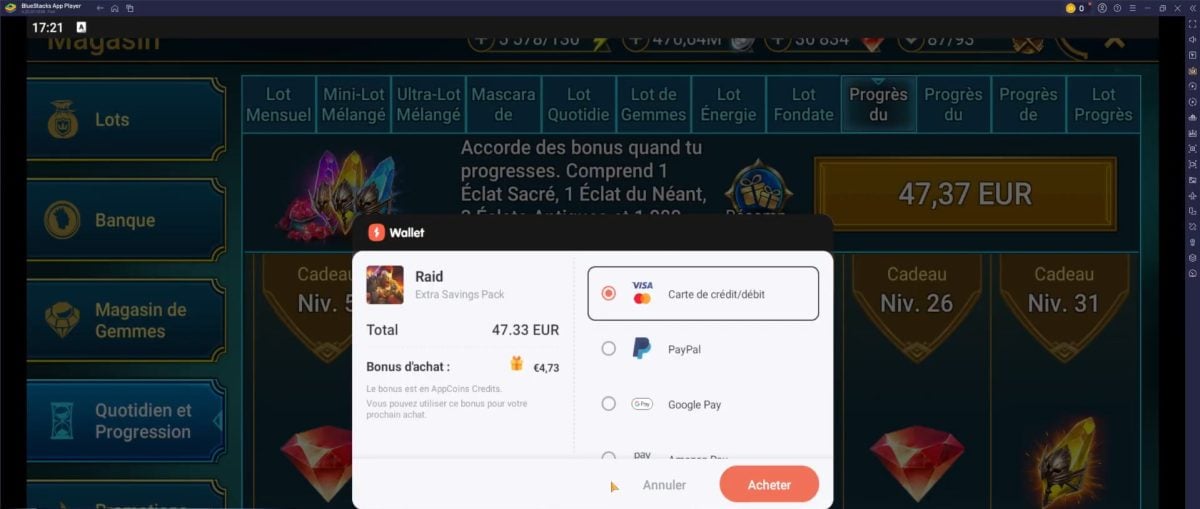 Además del ahorro, ¡podrás utilizar este cashback para futuras compras en RSL a través de Aptoide!