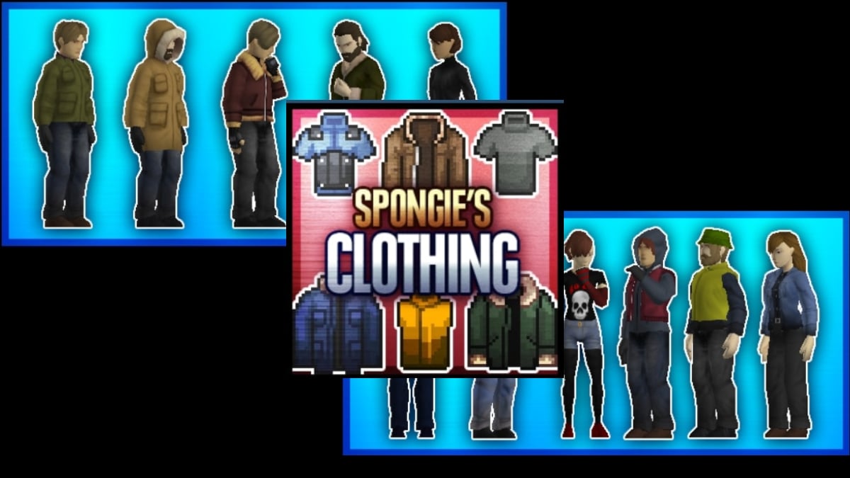 vestuário esponja project zomboid