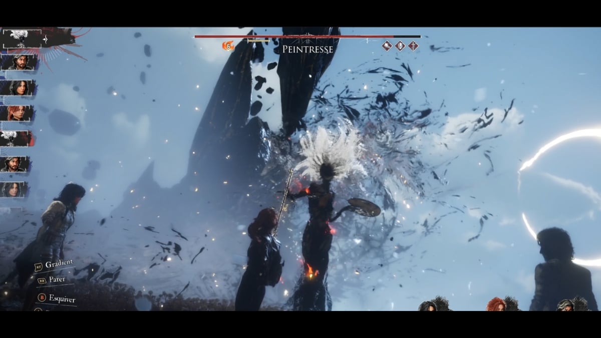clair obscur fight peintresse