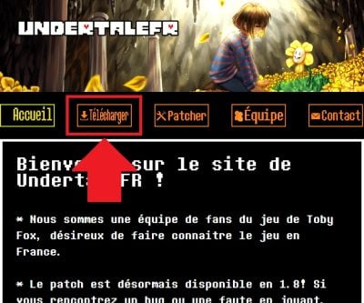 UndertaleFR 是托比-福克斯游戏迷创建的网站。