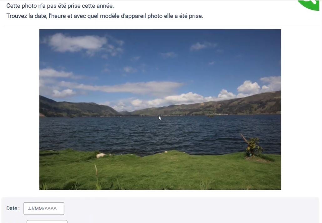 Illustrazione della domanda: "Come posso trovare la data e l'ora di una foto" su Pix.