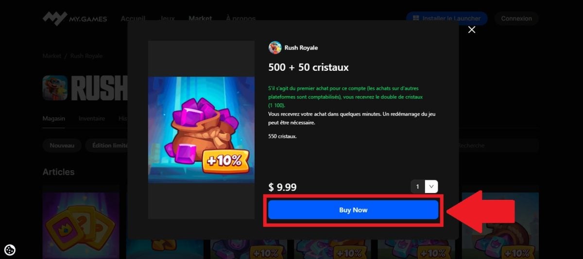 Confirme a sua compra clicando em COMPRAR AGORA 