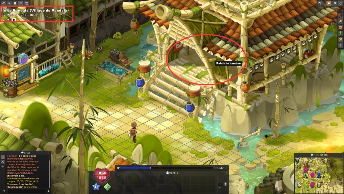 dofus palácio de bambu