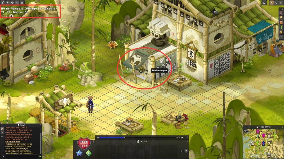 biblioteca dofus pandala