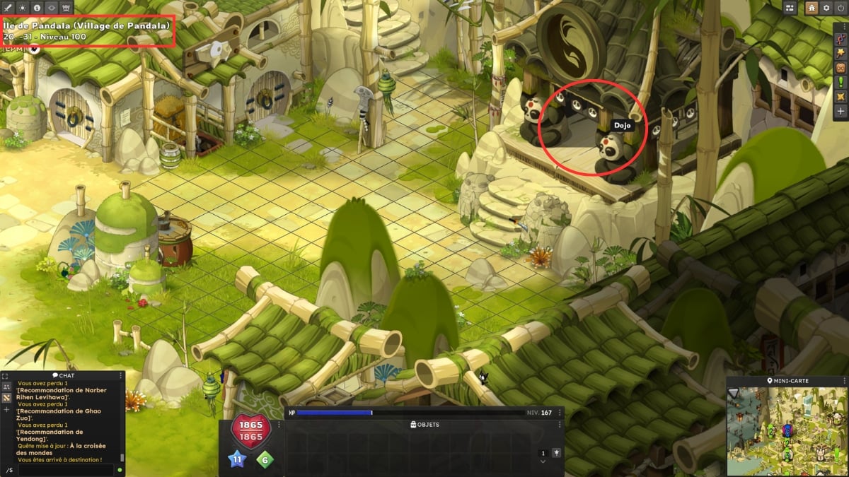 dofus pandala dojo