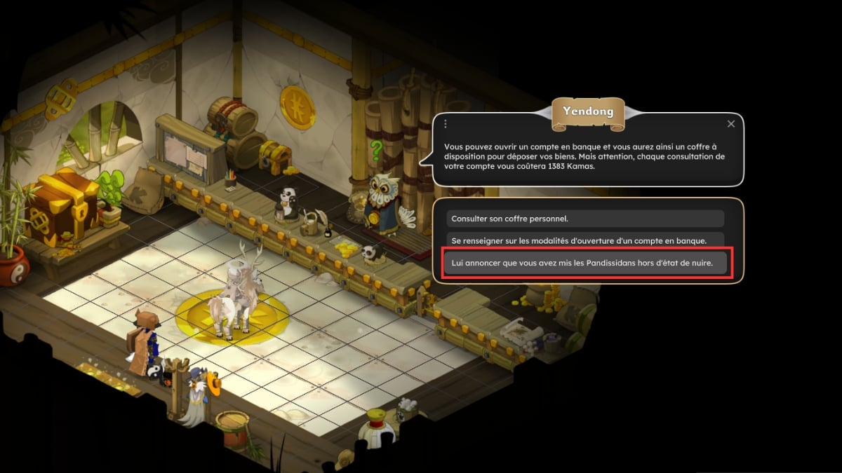 recomendação do banco dofus pandala
