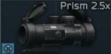 Kiba Arms Short Prism 2.5x Scope