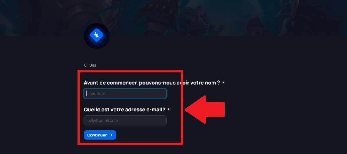 GameBoost нужны ваше имя и адрес электронной почты 