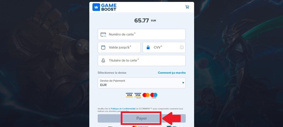 Langkah 3 Beli akun Genshin Impact di GameBoost