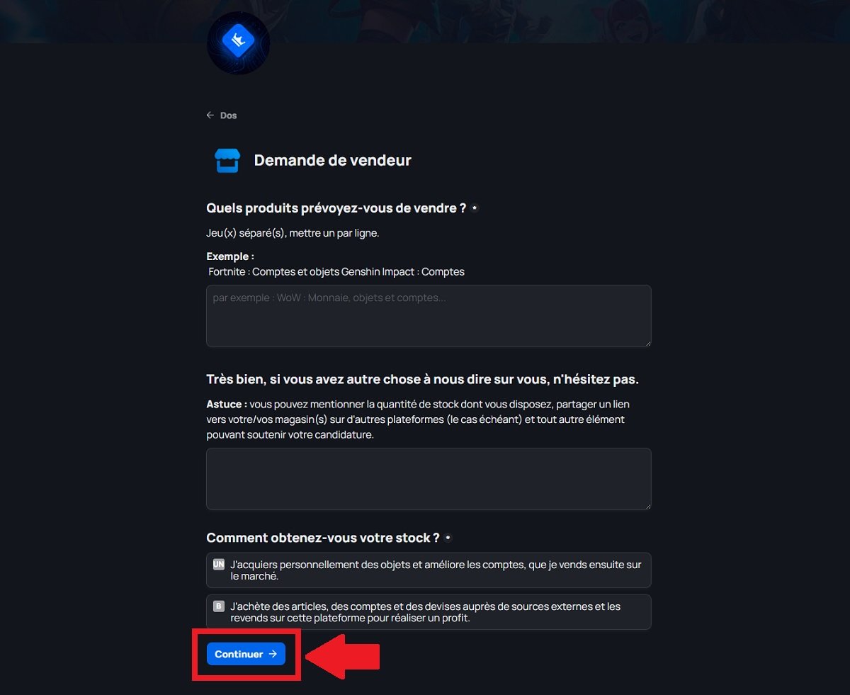 Langkah 4 untuk menjual akun Genshin Impact Anda di GameBoost 