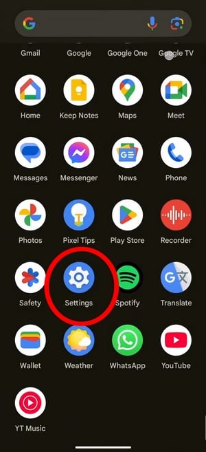 Настройки на Android