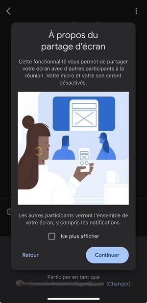 Son et micro désactivés en utilisant le mode compagnon
