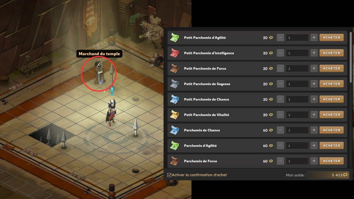 dofus 购买卡拉克卷轴
