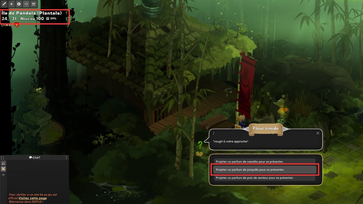 dofus pandala shy flower